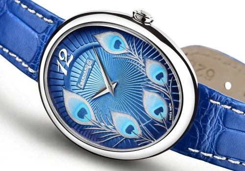 Eberhard & Co. Gilda Peacock. Piękno uchwycone na tarczy i eliptyczna koperta