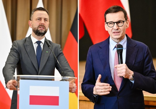 Debata Kosiniaka-Kamysza i Morawieckiego. Głos zabrał Jerzy Buzek