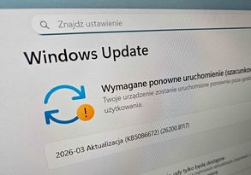 KB5086672 dla Windows 11. Usuwa problem z marcową aktualizacją
