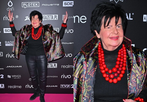 Joanna Senyszyn na Jupiterach Roku Plotka. Tego dodatku nie mogło zabraknąć