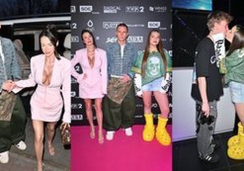 Nicol Pniewska zabrała na imprezę NOWEGO CHŁOPAKA, a jej ojciec mocno WYDEKOLTOWANĄ ukochaną. Fajna rodzinka? (ZDJĘCIA)