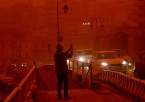 Niebo na Krecie zmieniło kolor. Paraliż w Grecji po uderzeniu niżu Erminio