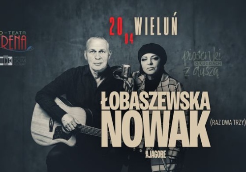 Grażyna Łobaszewska i Adam Nowak razem na scenie w wieluńskiej Syrenie