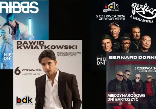 Kwiatkowski, Tribbs i rockowa legenda – oni wystąpią w Bartoszycach!