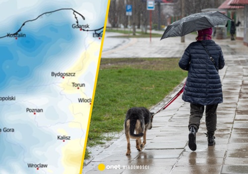 Chłodny front przetnie w piątek Polskę. W tych regionach nagle się oziębi