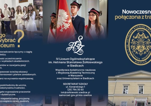 Dzień Otwarty w IV LO w Siedlcach. Szkoła zaprasza ósmoklasistów i rodziców
