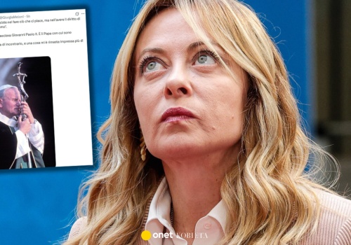 Giorgia Meloni wspomina spotkanie z Janem Pawłem II. Jedna rzecz zapadła jej w pamięć