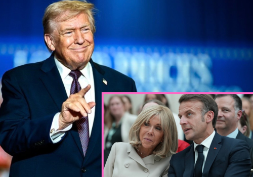 Trump zadrwił z Macronów. Te słowa szokują