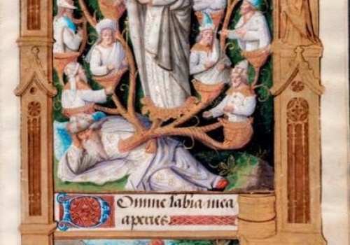 Drzewo Jessego w „Libro de horas de Carlos V”