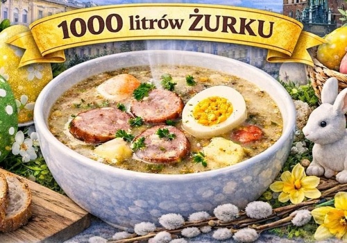 Wielka Sobota w Krakowie. Darmowy żurek na Rynku Głównym