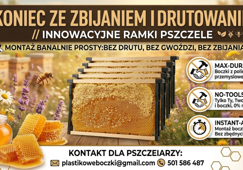 Plastikowe boczki – innowacyjne ramki pszczelarskie na Expo2Bee