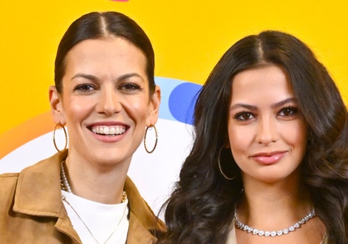 Alżbeta Lenska z córką na planie filmu. Tak wyglądała ich współpraca