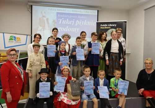 Konkurs Godki Śląskiej Tukej piyknie godomy w raciborskiej bibliotece