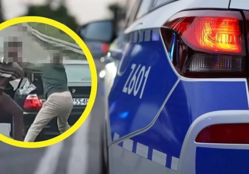 Bójka z udziałem kierowcy BMW w Warszawie. „Jakbym nie był w robocie, to bym wyszedł”