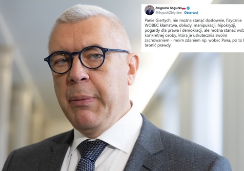 Absurdalny pomysł Giertycha ws. TK. Bogucki mocno