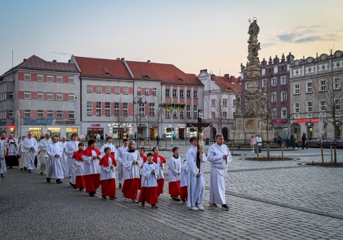 Liturgia Wielkiego Piątku w sercu Raciborza