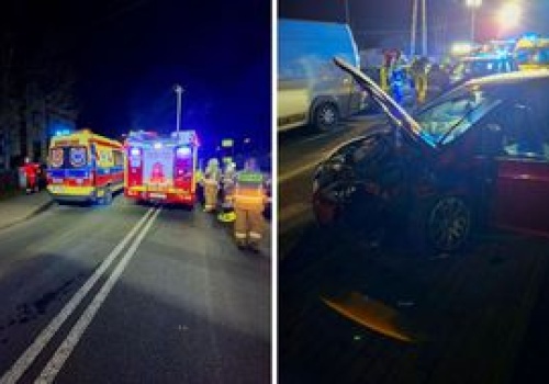 Ujsoły. Pięć osób w szpitalu po zderzeniu dwóch aut