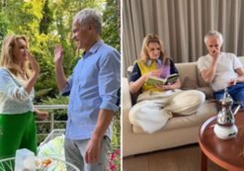 Tak mieszkają Dorota Chotecka i Radosław Pazura. Przytulny dom w otoczeniu zieleni