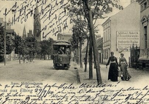 Dawno temu w Elblągu... nocny strażnik gasił pożar