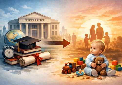 Dyplomy zamiast dzieci. System niszczy demografię.