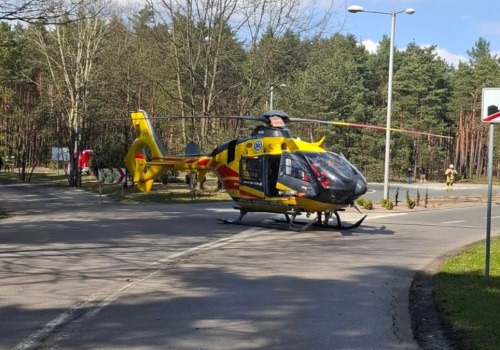 Śmigłowiec lądował w Kaletach. Półroczne dziecko poparzone kawą