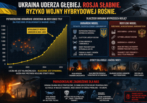 Rosnąca siła Ukrainy i słabnące tyły Rosji – ryzyko wojny hybrydowej rośnie