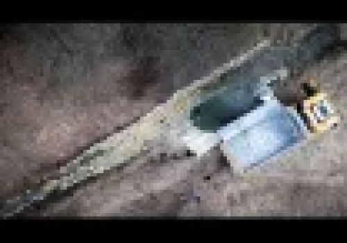 Udrożnienie małego progu na strumieniu i budowa tarliska dla ryb