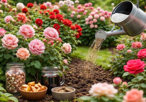 To sypię pod róże w kwietniu. Efekt? Pąk na pąku!