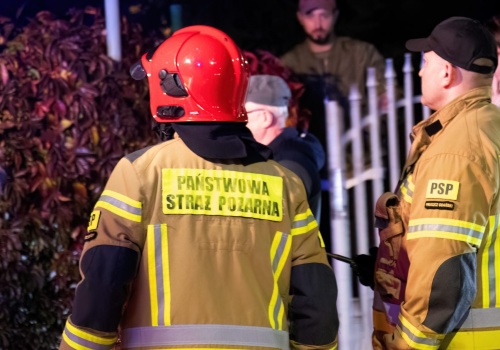 Zapalił się olej na kuchence podczas świątecznej gorączki. 50-latka z poparzeniami rąk i nóg