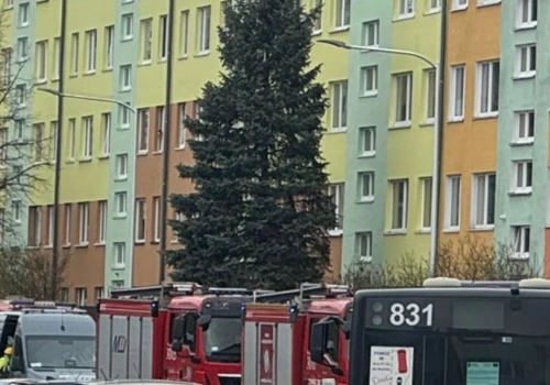 Ewakuacja mieszkańców po wycieku gazu na ulicy Kolberga