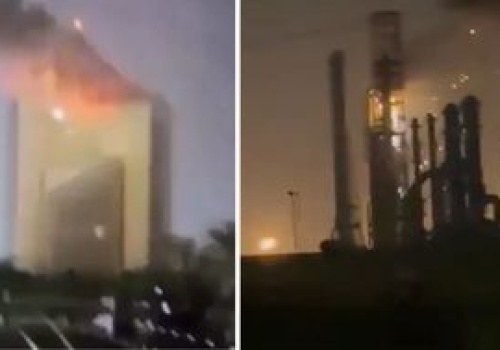 Atak dronów na Kuwejt. Płoną budynki rządowe i elektrownie