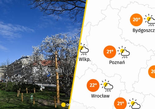 Dziś czeka nas nagły wystrzał ciepła, ale noc wszystko zmieni. Pojawi się śnieg