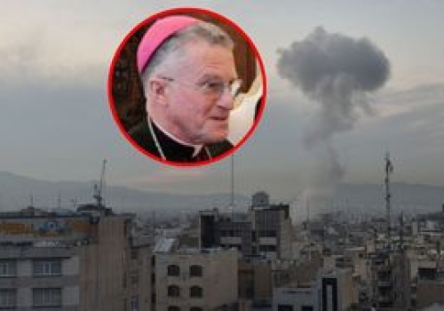 Abp Broglio o wojnie w Iranie. 