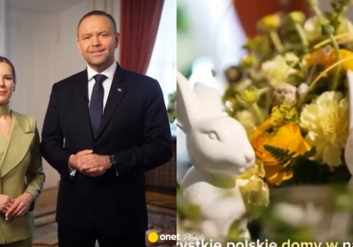 Marta i Karol Nawroccy złożyli wielkanocne życzenia. Przytoczyli fragment piosenki