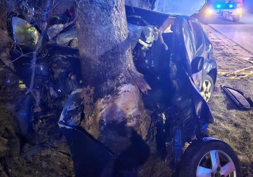 Tragedia w Wielkanoc. 17-latek uderzył autem w drzewo. Nie przeżył