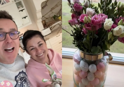 Niecodzienne dekoracje u Kurzopków na Wielkanoc. Pomysł z serwetkami przyciąga uwagę