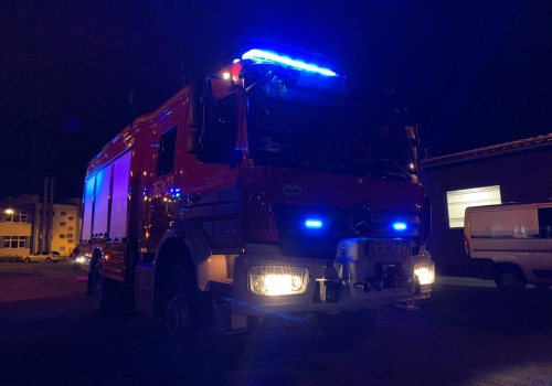 Pożar domu w Dobrej. Nikt nie został poszkodowany