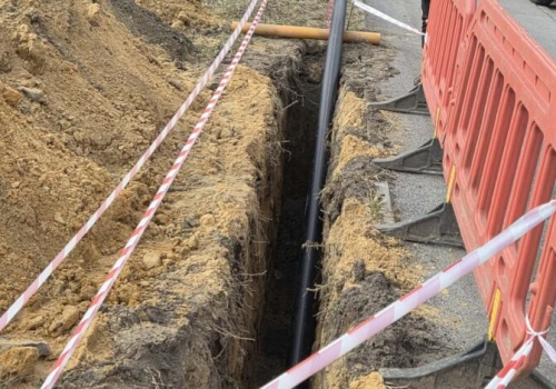 Budowa kanalizacji sanitarnej przy ul. Jagodowej w Żarkach