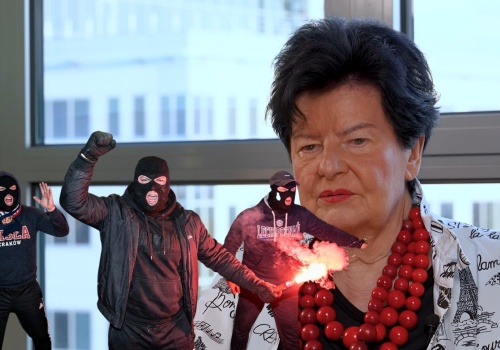 Nawrocki matole! Twoją prezydenturę obalą kibole! Senyszyn o wojnie Nawrockiego z kibolami