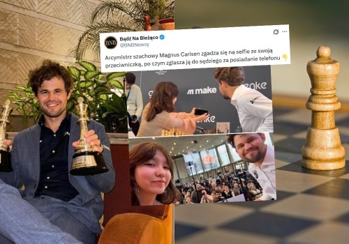 Arcymistrz szachowy Carlsen zrobił sobie zdjęcie z fanką, a później doniósł na nią za posiadanie telefonu na turnieju