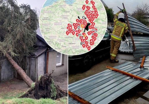 Poważne skutki wichur w Polsce. O krok od tragedii na Pomorzu, w lubelskim prąd poraził człowieka