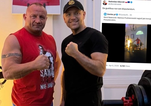 Sikorski krótko o wspólnym treningu 