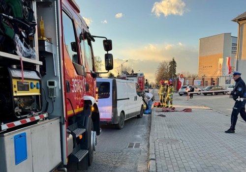Zderzenie dostawczaka z zaprzęgiem konnym. Woźnica był małoletni