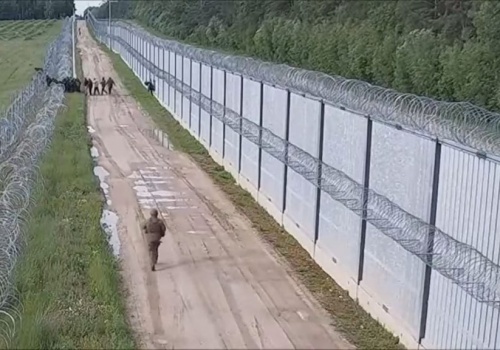 Spadek prób przekroczeń granicy wschodniej, wzrost przestępczości