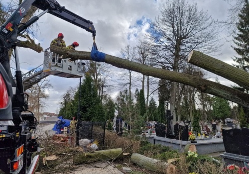 Silny wiatr dał się we znaki