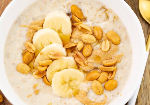 Owsianka z masłem orzechowym
