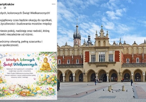 Kraków składa życzenia. Bez Chrystusa, ale z… Buddą i meczetem