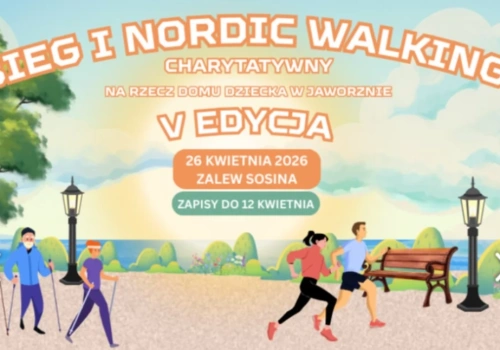 Zaproszenie do udziału w V Biegu Charytatywnym na rzecz Domu Dziecka w Jaworznie