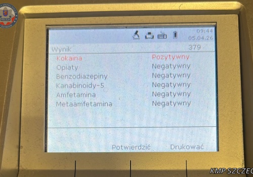 Zobaczył radiowóz i… wrzucił wsteczny. „Wczoraj był biały proszek”