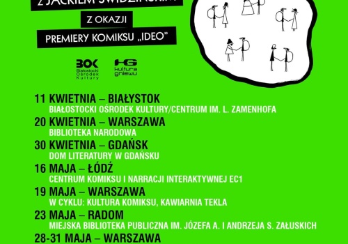 Jacek Świdziński wyrusza w trasę z nowym komiksem o esperanto
